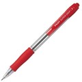 PILOT SUPER GRIP RETRACTABLE BALLPOINT PEN FINE 07MM RED