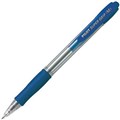 PILOT SUPER GRIP RETRACTABLE BALLPOINT PEN MEDIUM 10MM BLUE
