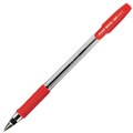 PILOT BPSGP BALLPOINT GRIP STICK PEN FINE RED