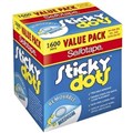 SELLOTAPE STICKY DOTS REMOVABLE MEDIUM PACK 1600