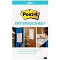 POSTIT SUPER STICKY INSTANT DRY ERASE SHEETS 177 X 287MM PACK 3