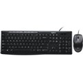 LOGITECH MK200 WIRED MEDIA KEYBOARD AND MOUSE COMBO BLACK