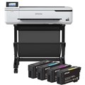 EPSON SURECOLOR T3160 LARGE FORMAT PRINTER AND E40S INK CARTRIDGE COMBO