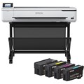 EPSON SURECOLOR T5160 LARGE FORMAT PRINTER AND E40U INK CARTRIDGE COMBO
