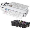 EPSON SURECOLOR T5160M LARGE FORMAT PRINTER AND E40U INK CARTRIDGE COMBO