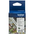BROTHER CZ1002 LABEL ROLL 12MM X 5M WHITE