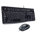 LOGITECH MK120 WIRED KEYBOARD AND MOUSE COMBO BLACK