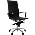AERO MANAGERS CHAIR HIGH BACK ARMS PU BLACK