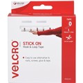 VELCRO BRAND   STICKON HOOK AND LOOP TAPE 19MM X 18M WHITE