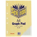 SPIRAX GRAPH PAD TOP OPEN 1MM 25 LEAF A4