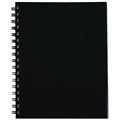 SPIRAX 511 NOTEBOOK 7MM RULED HARD COVER SPIRAL BOUND 200 PAGE 225 X 175MM BLACK