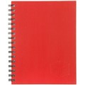 SPIRAX 511 NOTEBOOK 7MM RULED HARD COVER SPIRAL BOUND 200 PAGE 225 X 175MM RED