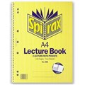 SPIRAX 598 LECTURE BOOK 7MM RULED 7 HOLE PUNCHED SPIRAL BOUND 140 PAGE A4