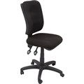 RAPIDLINE EG400 ERGONOMIC TYPIST CHAIR SQUARE BACK SEATBACK TILT BLACK