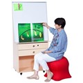 ELIZABETH RICHARDS BIG BOOK TEACH CENTRE 1580 X 800 X 475MM OAK WHITE