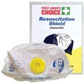 FIRST AIDERS CHOICE RESUSCITATION FACE SHIELD WITH VALVE