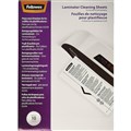 FELLOWES LAMINATOR CLEANING SHEETS A4 WHITE PACK 10