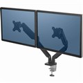 FELLOWES PLATINUM SERIES MONITOR ARM DUAL BLACK