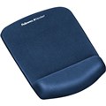 FELLOWES PLUSH TOUCH LYCRA MOUSE PAD AND WRIST REST BLUE