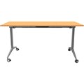 RAPIDLINE FLIP TOP TABLE 1500 X 750MM BEECH