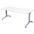 RAPIDLINE FLIP TOP TABLE 1500 X 750MM NATURAL WHITE