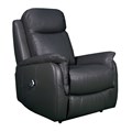RAPIDLINE HOME ELEVATE ASCOT LIFT CHAIR DUAL MOTOR MEDIUM LEATHER BLACK