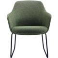 RAPIDLINE ASPEN SLED TUB CHAIR OLIVEBLACK