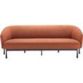 RAPIDLINE COSMOS LOUNGE CHAIR 3 SEATER RUST