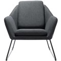 RAPIDLINE CARDINAL SINGLE SEATER ARM CHAIR CHARCOAL
