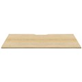 RAPIDLINE SCREEN SCALLOPED DESK TOP 1800 X 750 NATURAL OAK