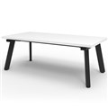RAPIDLINE ETERNITY COFFEE TABLE 1200 X 600MM NATURAL WHITEBLACK