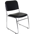RAPIDLINE EVO VISITOR CHAIR PU BLACK