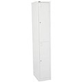 GO STEEL LOCKER 2 DOOR 305 X 455 X 1830MM WHITE CHINA