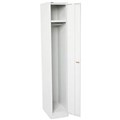 GO STEEL LOCKER 1 DOOR 380 X 455 X 1830MM SILVER GREY