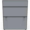 RAPIDLINE SHUSH30 SCREEN 1200H X 1500W MM GREY
