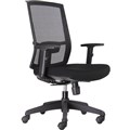 RAPIDLINE KAL TASK CHAIR MEDIUM MESH BACK ARMS BLACK