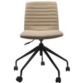 RAPIDLINE PIXEL SWIVEL 5 STAR BASE CHAIR ALMONDBLACK