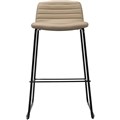 RAPIDLINE PIXEL COUNTER STOOL 630MM ALMONDBLACK