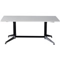 RAPIDLINE TYPHOON BOARDROOM TABLE 2400 X 1200 X 750MM WHITE