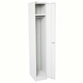 GO STEEL LOCKER 1 DOOR 305 X 455 X 1830MM FLAT PACK SILVER GREY