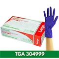 UNIVERSAL CHOICE NITRILE EXAMINATION GLOVES LARGE BLUE CARTON 1000