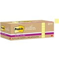 POSTIT 654R12SSCY SUPER STICKY NOTES 76 X 76MM RECYCLED CANARY YELLOW PACK 12