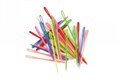 CRAFT PLASTIC NEEDLES EC MULTI COLOURED 75MM 32 PIECES