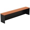 OM DESK RECEPTION HOB TOP 1800 X 300 X 380MM CHERRYCHARCOAL