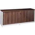 OM PREMIER CREDENZA SLIDING DOORS LOCKABLE 1800 X 450 X 720MM CASNANWHITE
