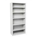 RAPIDLINE METAL SHELVING UNIT 5 SHELVES 2200 X 900 X 400MM SILVER GREY
