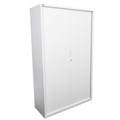 GO STEEL TAMBOUR DOOR CABINET 5 SHELVES 1981 X 1200 X 473MM WHITE CHINA