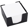 ITALPLAST MEMO CUBE HOLDER WITH PAPER BLACK