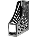 ITALPLAST GREENR RECYCLED MAGAZINE STAND BLACK