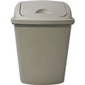ITALPLAST HEAVY DUTY SWING TOP BIN 42 LITRE GREY